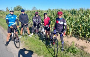 Première sortie vélo route le 15/09