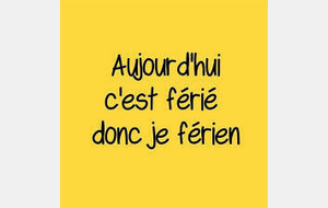 Férié - Ascension