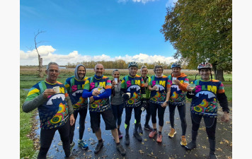 Belle sortie VTT, avec un groupe important, pleine d'imprévus et de rebondissements